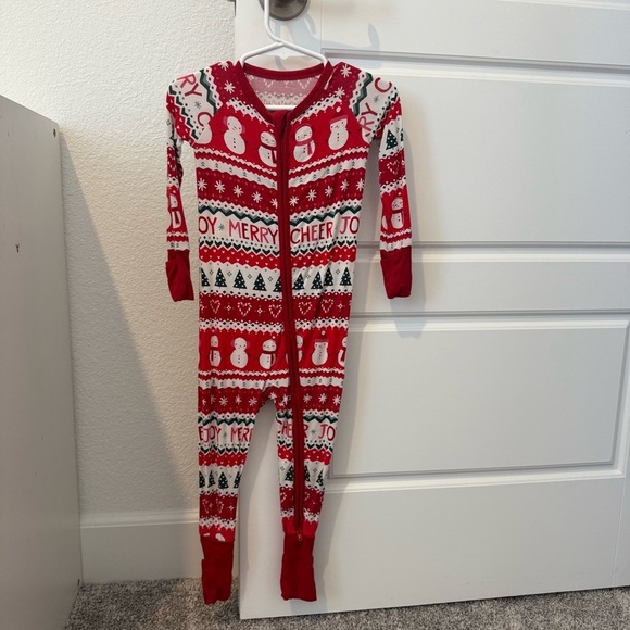 Little Sleepies Other - Little Sleepies- Festive Fair Isle Zippy - 12-18